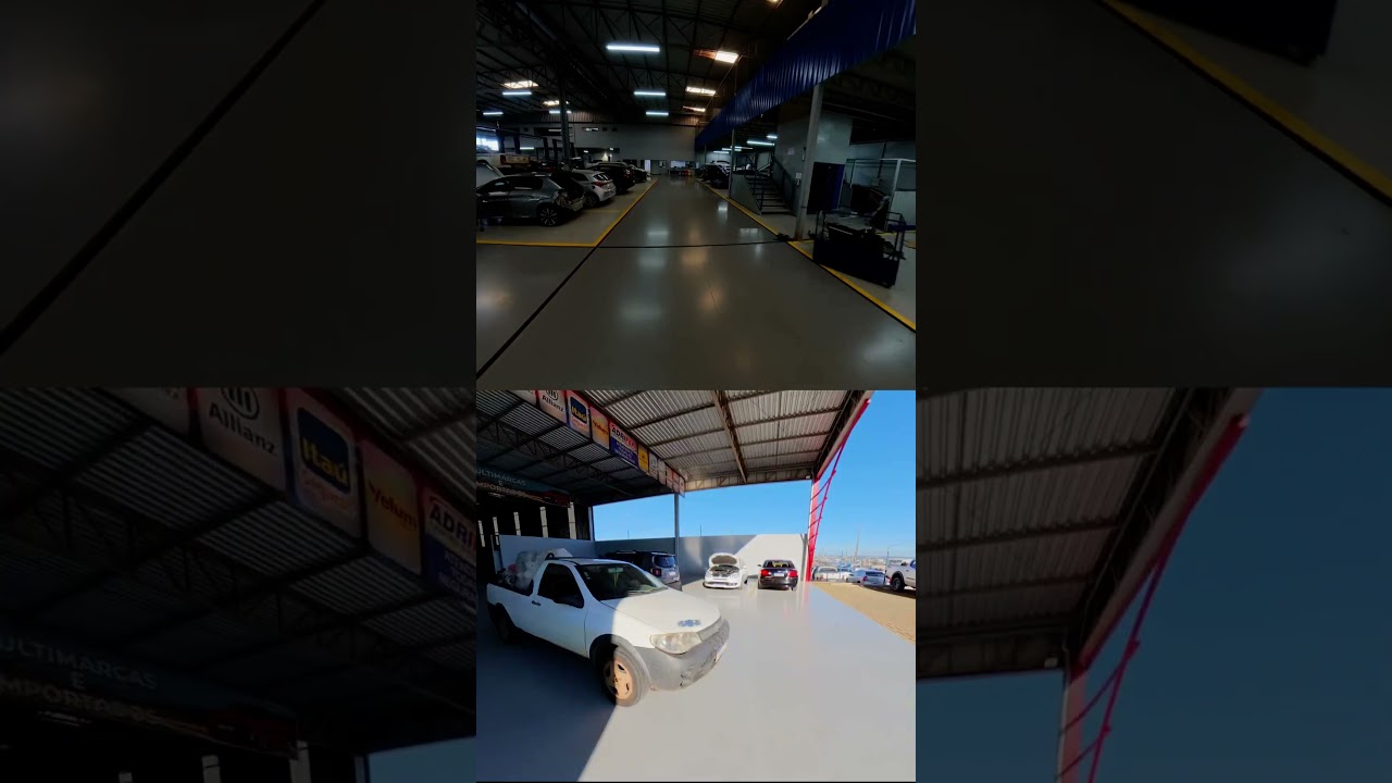 Imagem aérea do projeto Oficina em movimento